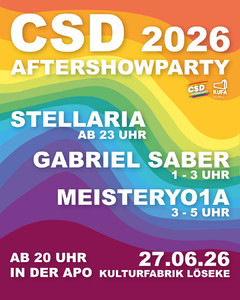 Aftershowparty CSD